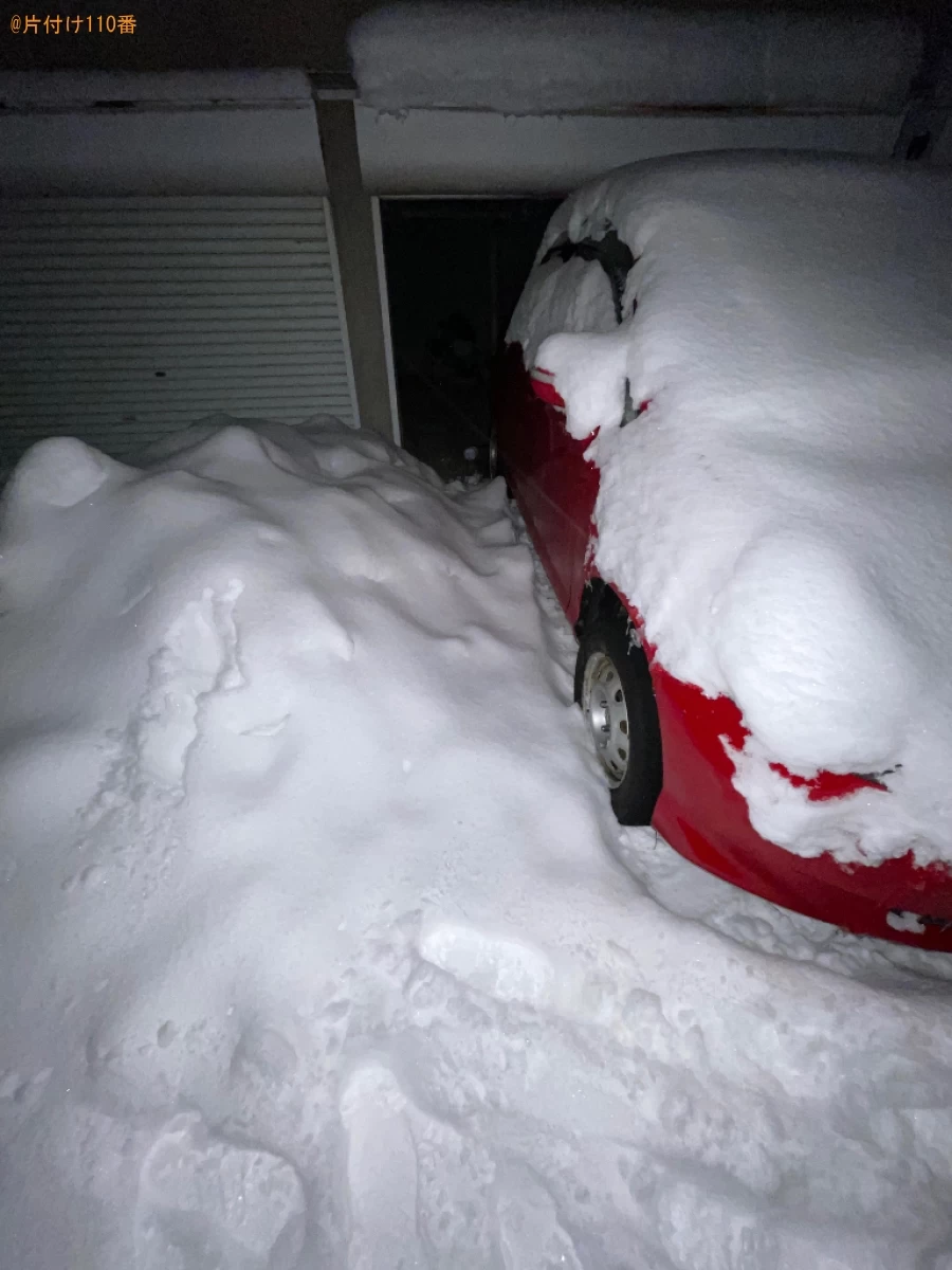 駐車場の除雪作業ご依頼　お客様の声