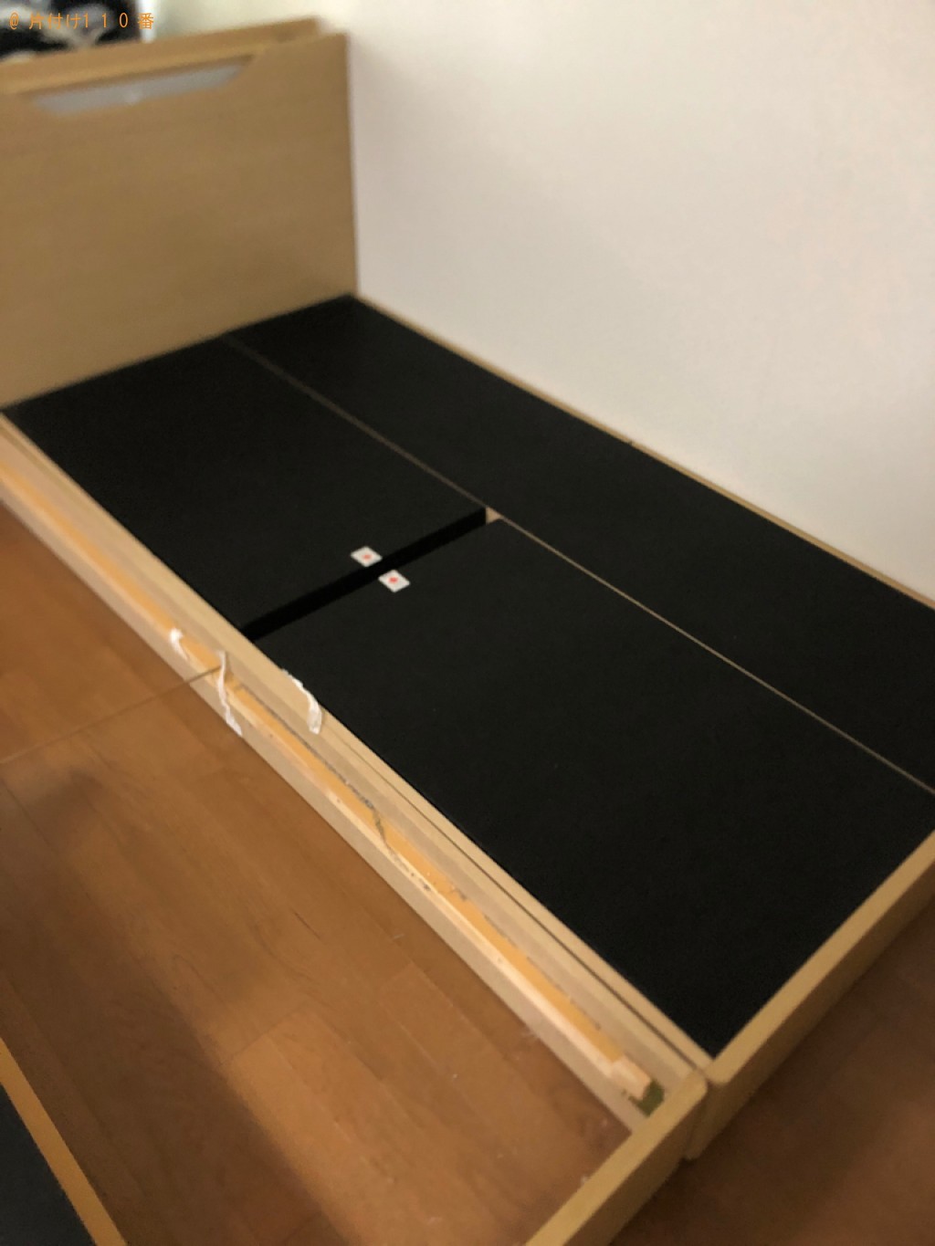 シングルベッドの回収・処分ご依頼　お客様の声